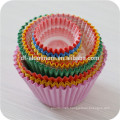 Round Paper PE coating Muffin cups Cupcake Baking Cups